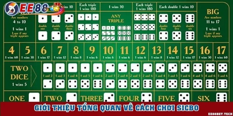 Giới thiệu tổng quan về cách chơi sicbo