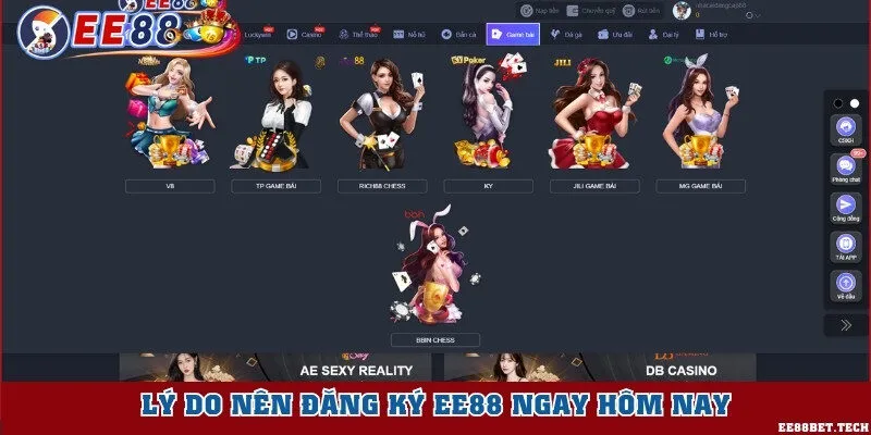 Những lý do nên đăng ký EE88