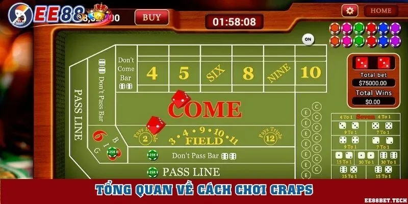 Tổng quan về cách chơi craps